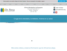 Tablet Screenshot of doctorresa.com